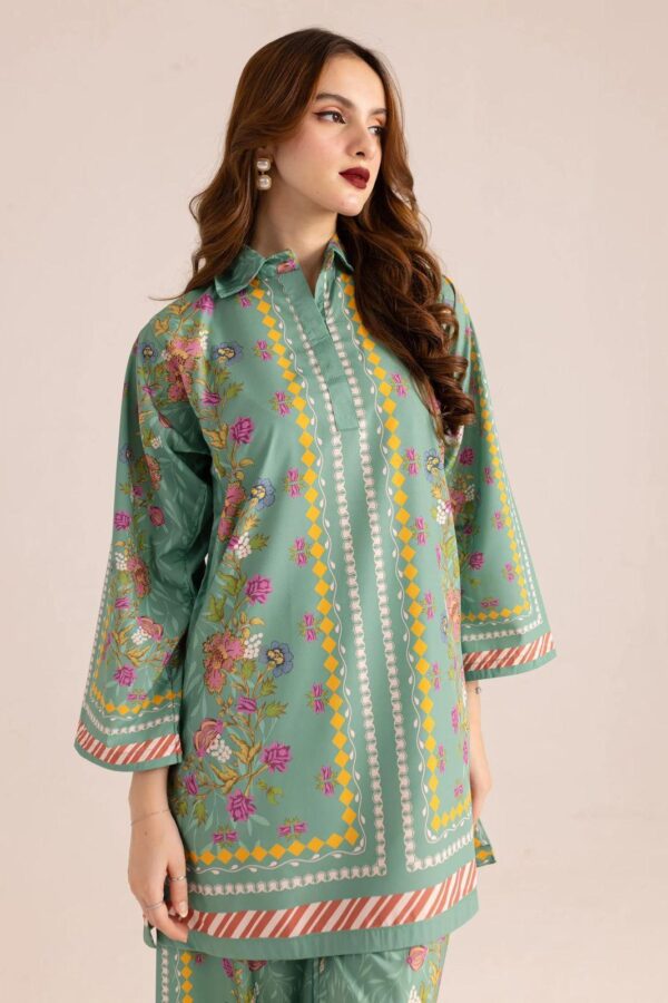 Stylish Women's Stitched Printed Shirt and Trouser Set - Image 6