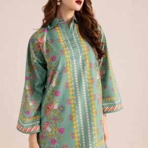 Stylish Women's Stitched Printed Shirt and Trouser Set