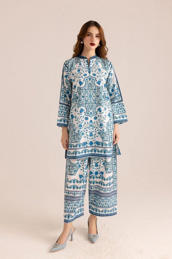 Printed Grip Silk Shirt And Trouser Set - Image 6